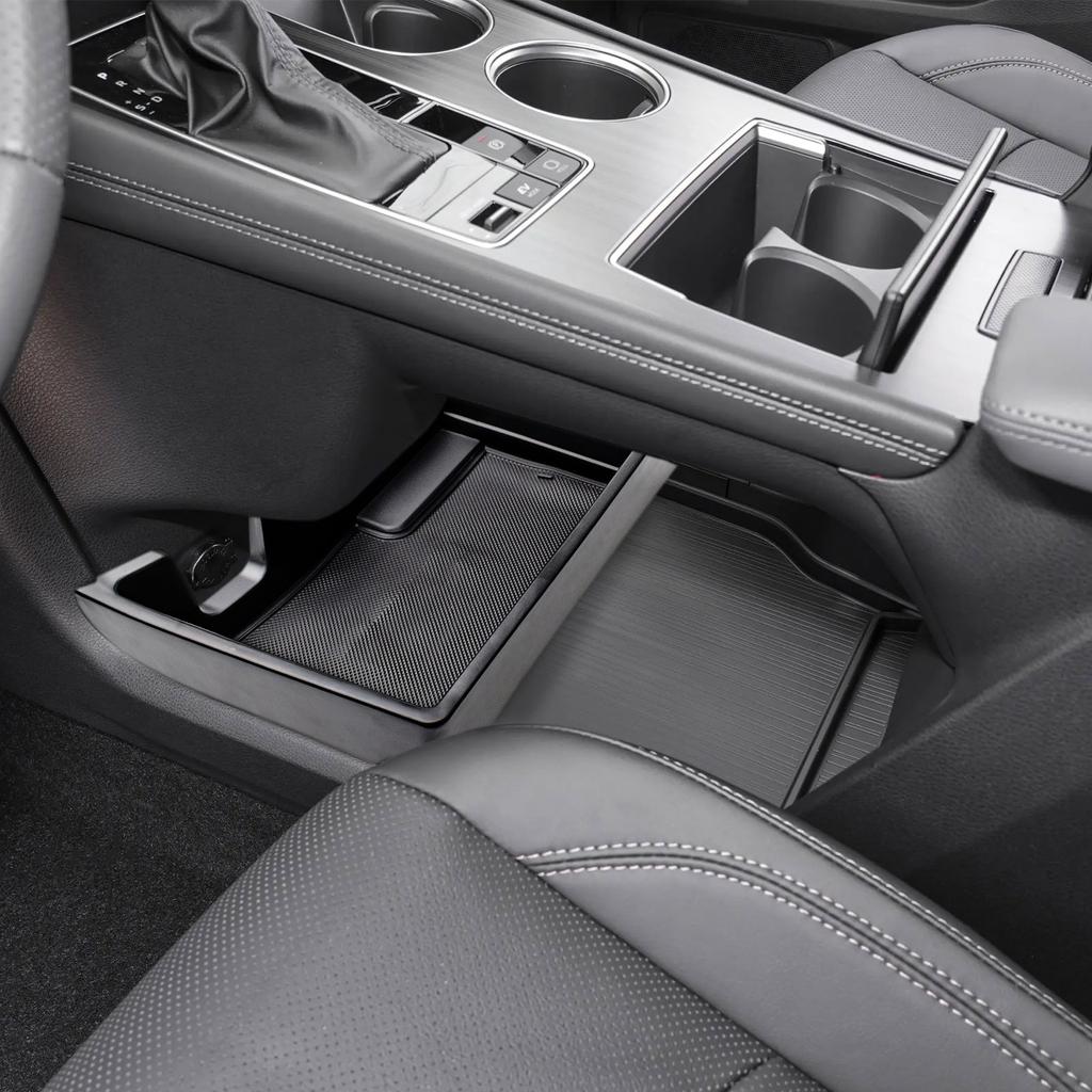 For 2025 2025 2025 2025 Toyota Sienna Center Console Bottom Organizer Floor Compartment Storage Box ABS Accessories Insert Box