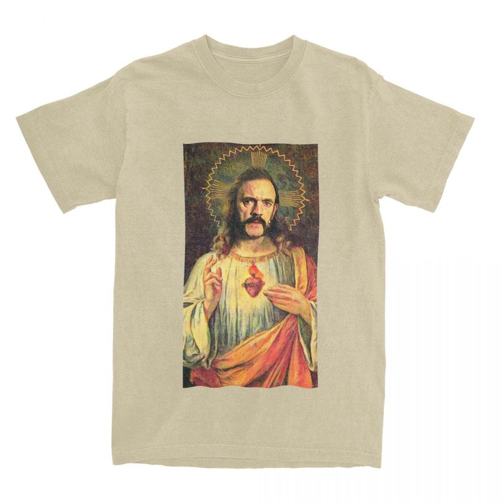 Maglietta Merch di Saint Lemmy Uomo Donna Divertente Cotone Puro Vestiti Estivi
