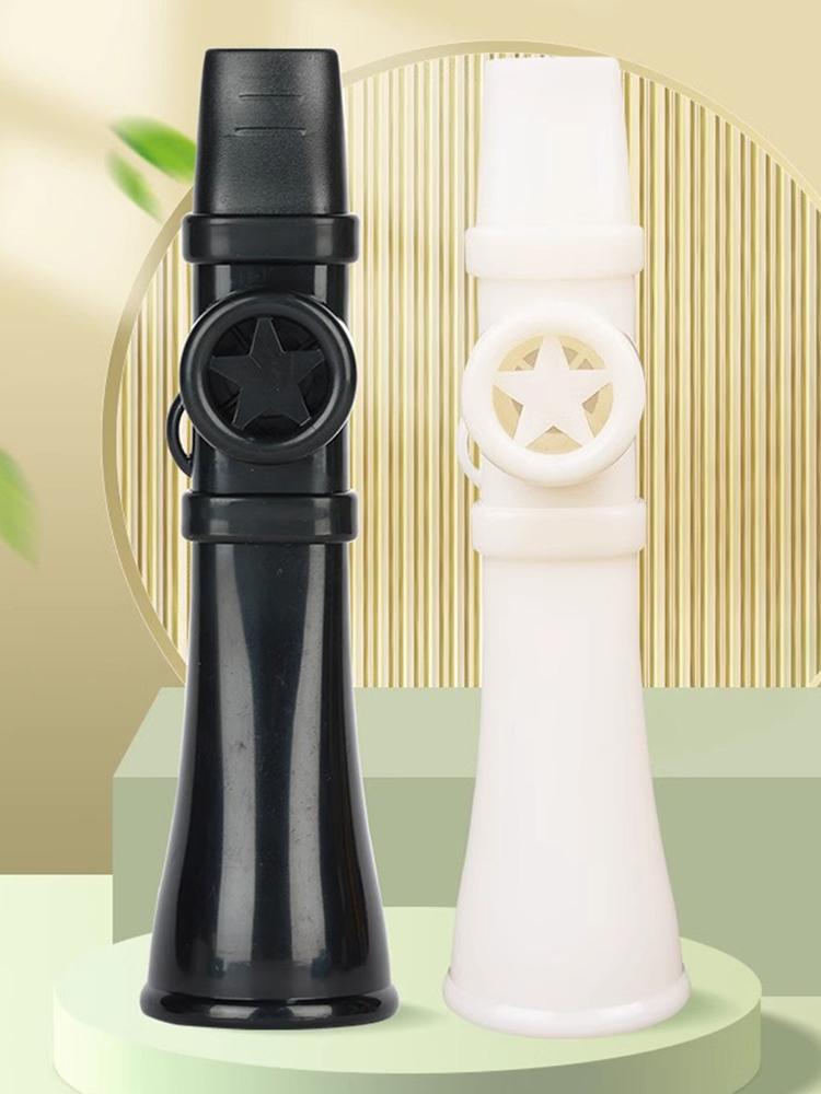 Portable Kazoo Flute Easy To Learn Funny Musical Whistle Plastic Dudu Mouthpiece Flute Unique Gift for All Ages