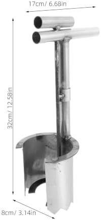 Handheld Bulb Planter Garden Hole Drill Lawn Plug Tool for Planting Bulbs Weeding Kisangel
