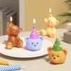 Artistic Silicone Mold Craft Mold Creative Bear Shape Figures Moulds Suitable for Art Classes and Home Decoration