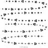 Black 17th Birthday Decorations Number 17 Circle Dot Star Garland Streamer Banner Backdrop for Girls Boys Cheers to 17 Years Old Birthday 17 and