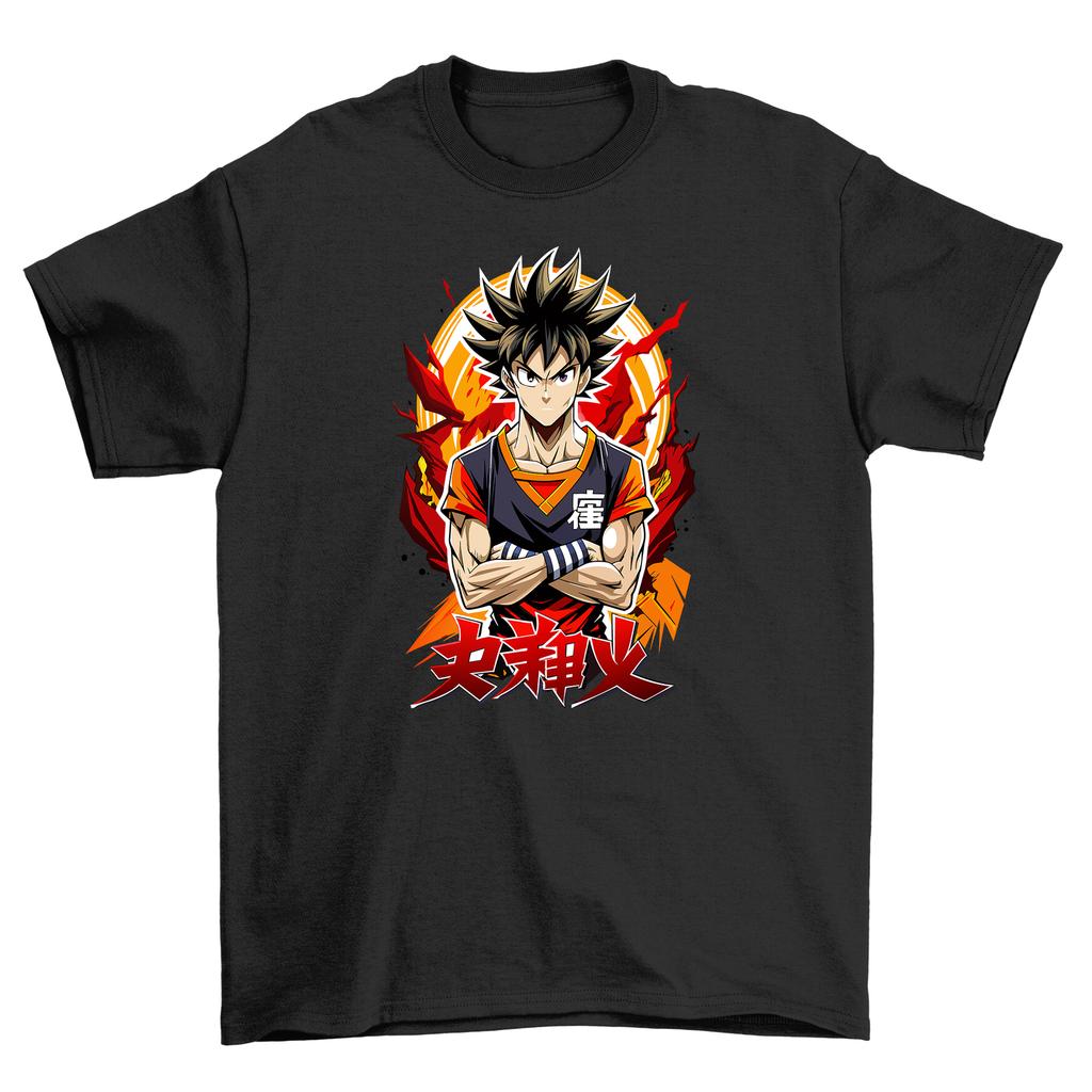 Anime Cartoon Warrior T-Shirt Mens Womens Tees Top - Unleash Your Inner Hero! Funny Unisex Tee, Perfe