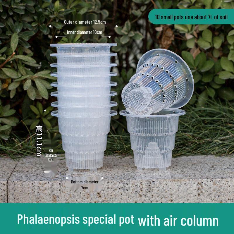 Прозрачный дышащий смоляной цветочный горшок (10-Pack)