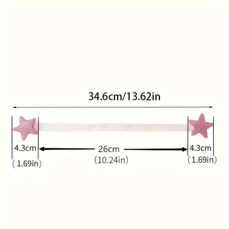 1Pcs Magnetic New Pentagram Curtain Tie Rope Tieback Accessoires Backs Holdbacks Buckle Clips Hook Holder Home Decor Curtain Rin