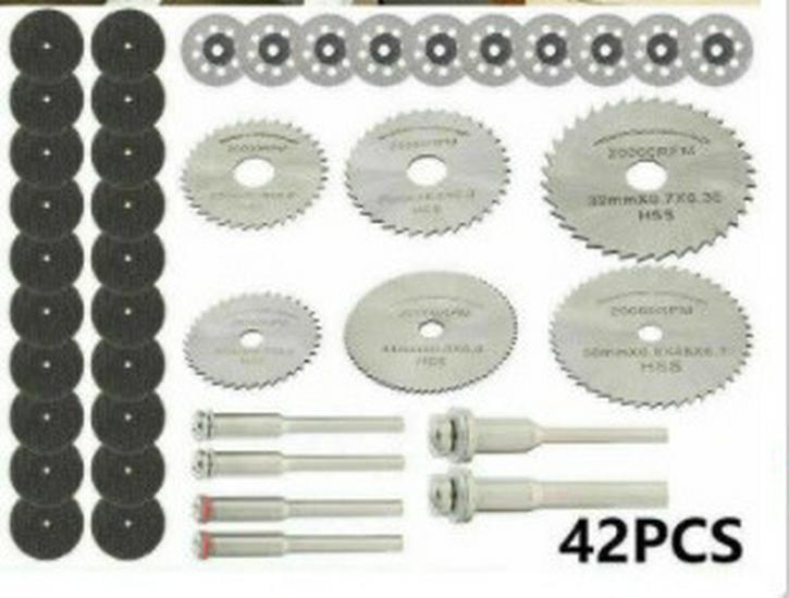 Power Drill Circular Saw Blade Set - High-Speed Steel Thin Cutting Disc for Woodworking and Electric Grinder
