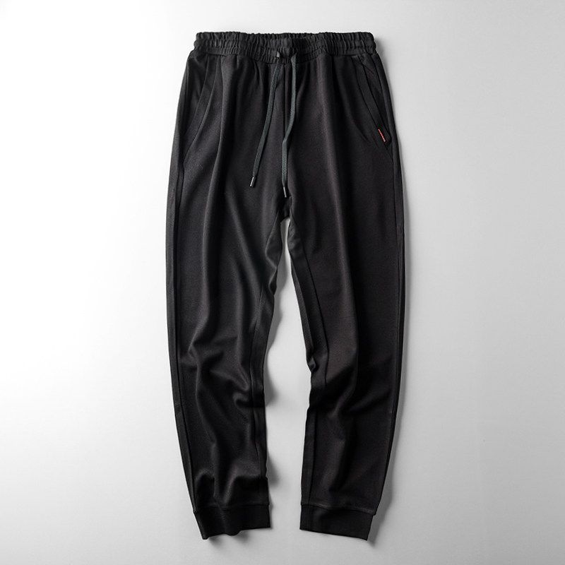 Label Cutting Cattle Goods Spring and Summer Export Original Order Casual Sweatpants Black 2XL