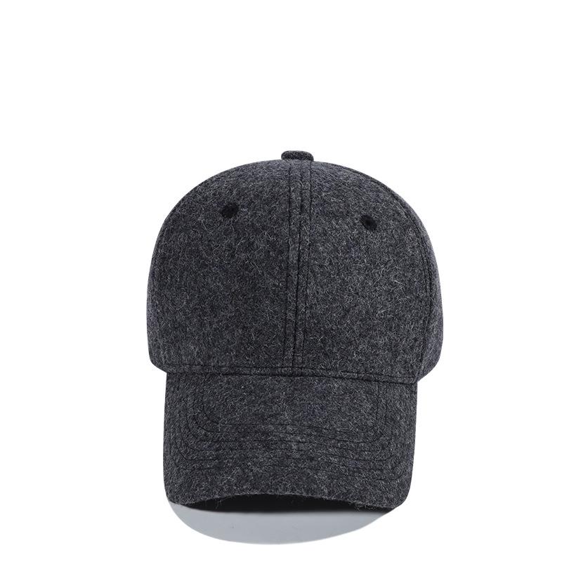 Wool Blend Fleece-Lined Duckbill Cap – Trendy & Warm Autumn/Winter Hat for Men, Women, and Seniors