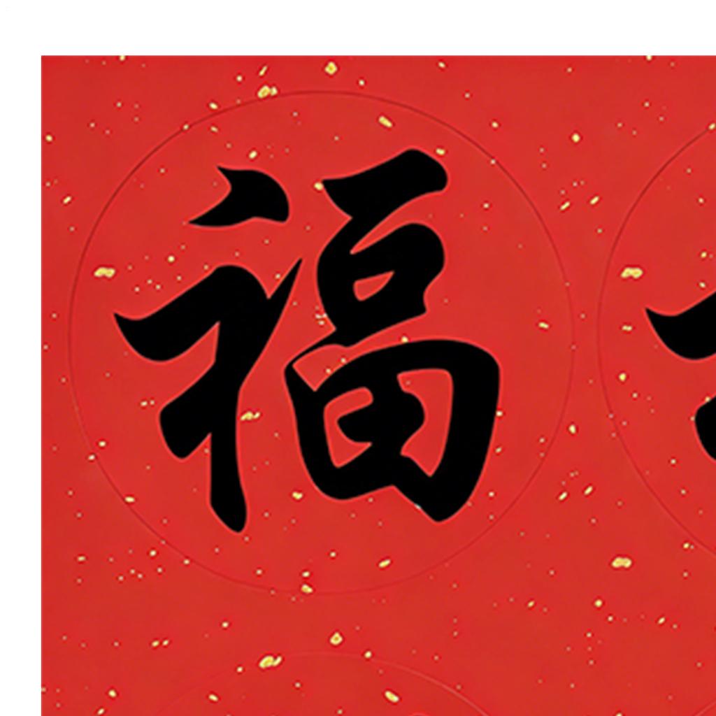 Adesivos Chineses Festival da Primavera Caractere Fu Adesivos Decorações Ano Novo Chinês Para Festa de Festival Casamento Parede Porta Janela