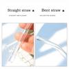 Universal Glass Straws Heat Resistant High Temperature Resistant Bubble Tea Straws For Professional Use In Cafes Bar