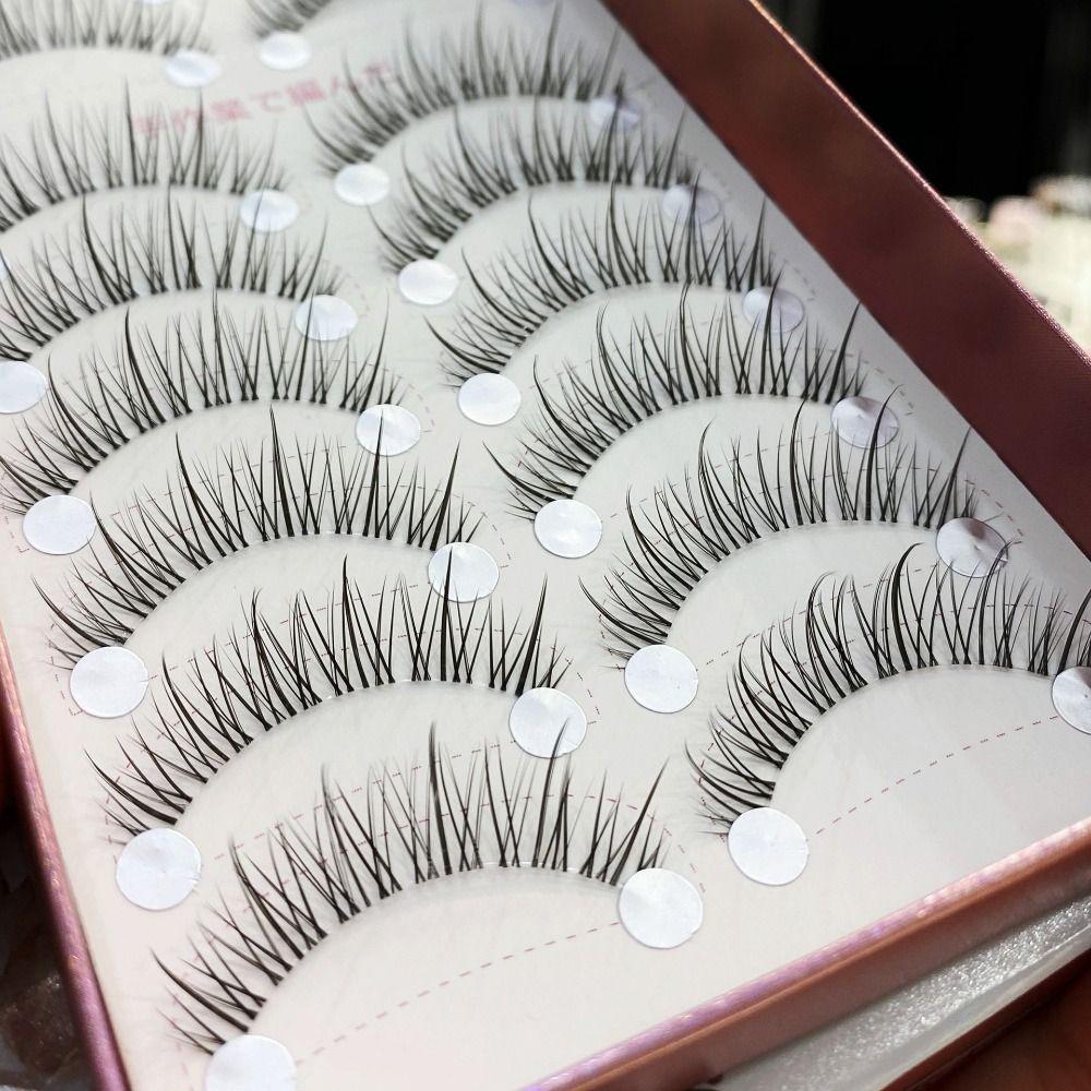 Natural Fake Lashes Wispy False Eyelashes Hot Eyelashes  Makeup Eyelash Extension