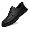 Men's Spring Formal Leather Shoes - Breathable, Genuine Leather, British Style, Versatile for Casual or Work