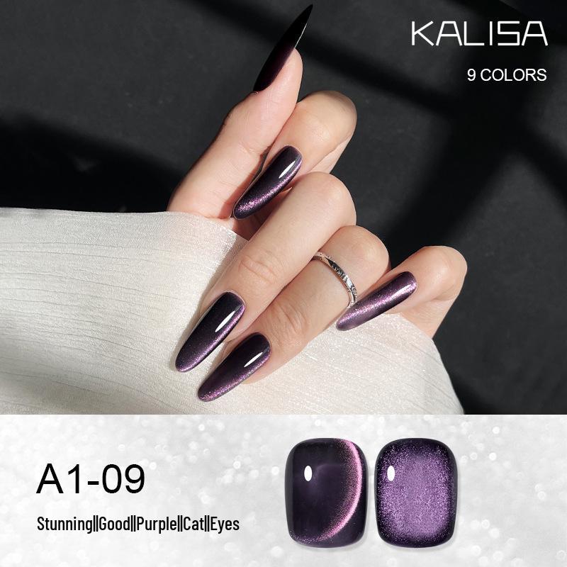 2026 Trendy Purple Cat Eye Nail Gel - Illuminating & Whitening Phototherapy Art