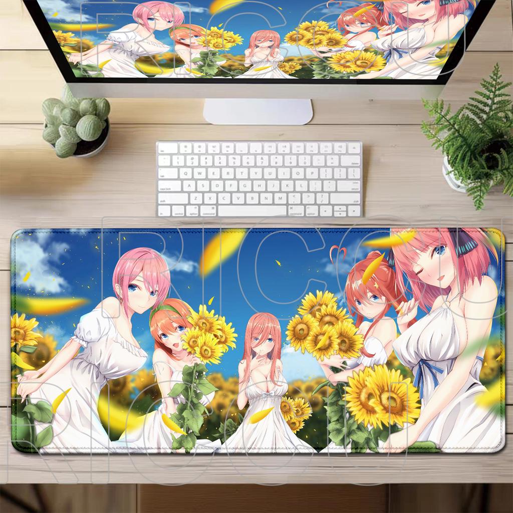 HD Office XXL The Quintessentials Quintuplets Mouse Pad Placemat Computer Gamer MousePad Carpet Anime Girl Keyboard PC Desk Mat