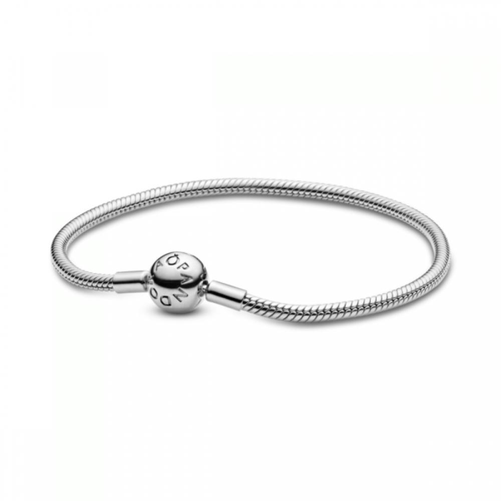 Pandora Moments Smooth Silver Clasp Bracelet 590728