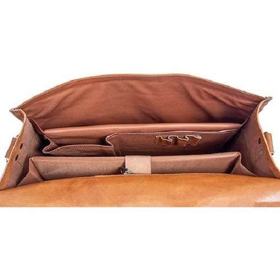 Кожаная сумка-мессенджер для мужчин и женщин — фото 5