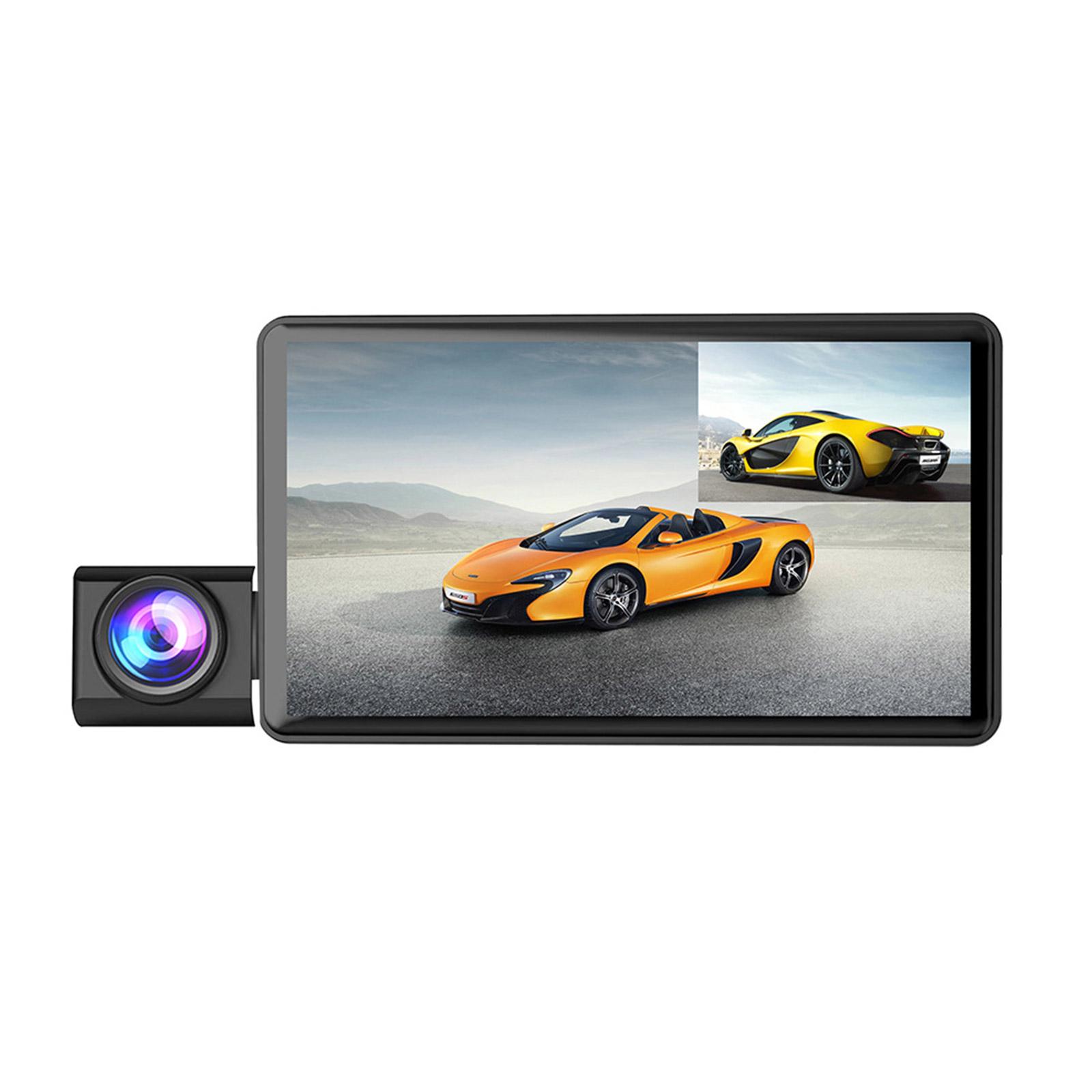 

Dash Cam Front Rear Dash Camera 4-inch Screen 1080P with IR Night Vision Car Camera Compact Suitable for Car Taxi 170°