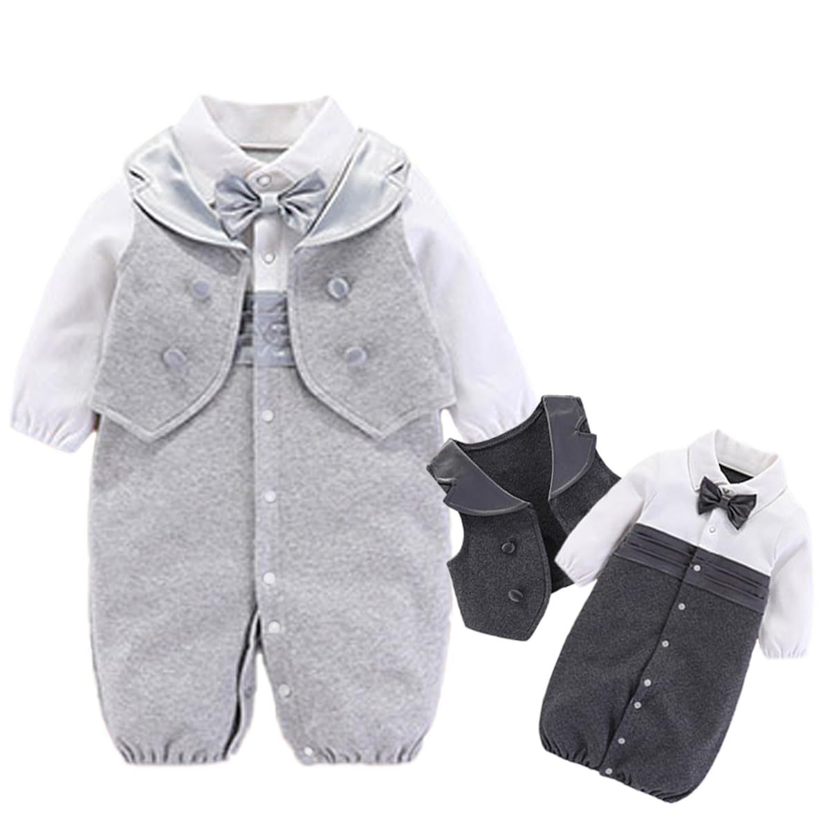 

Церемония Baby Shrine Длинный Baby Baby Темный церемониальный костюм [CORELAVISH] Платье, Платье для мальчиков, Визит, Выписка, Весна, Осень, Зима, Рукав, Жилет, темно-серого