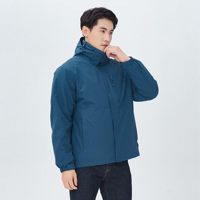 FENGXUN Unisex 3-in-1 Outdoor Winter Jacket with Fleece Liner