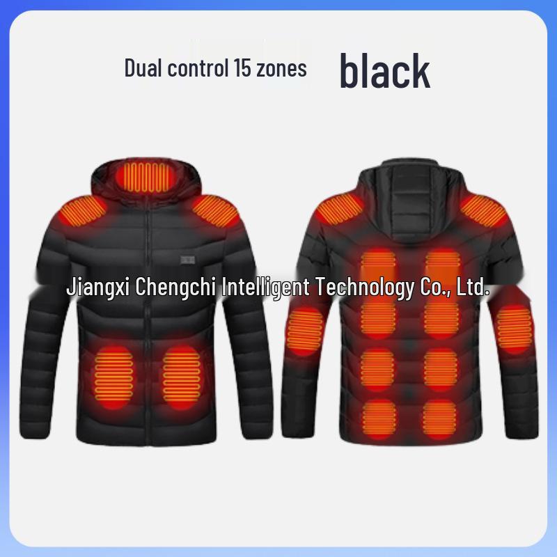 USB-beheizte Baumwolljacke mit einstellbarer Temperaturregelung