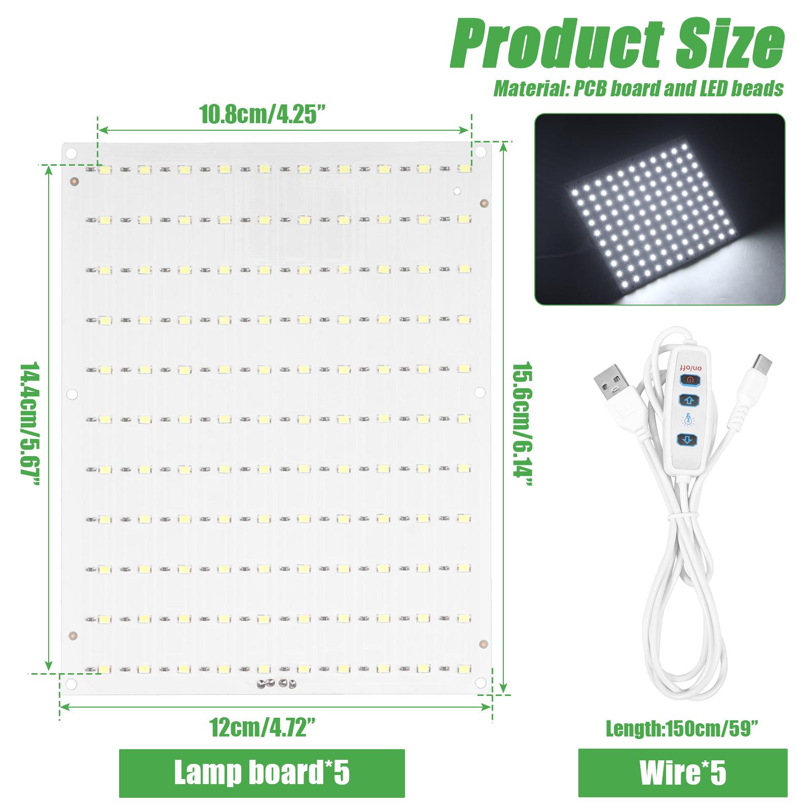 

5Pcs Lithophane LED Backlight Board Kit Compatible with A1/A1 Mini Combo 3D PrinterCMYK Lithophane Bundle 3D Print Photo DIY