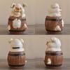 Cartoon Pig Piggy Bank Durable ResinPig Ornament Creative Animal Saving Box  Desktop