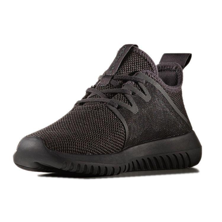 Adidas Originals Tubular Comfortable Versatile Non-Slip Durable Low-Top Lifestyle Casual Shoes Women Sneaker Charcoal-Black BY9747