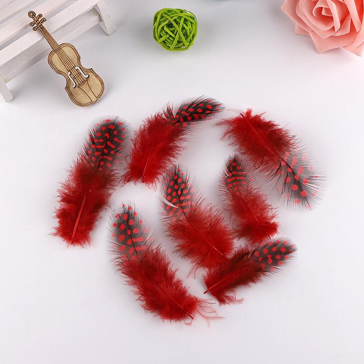 

50Pcs Pearl Chicken Feather, Yiwu Feather Diy Feather, Decorative Feather