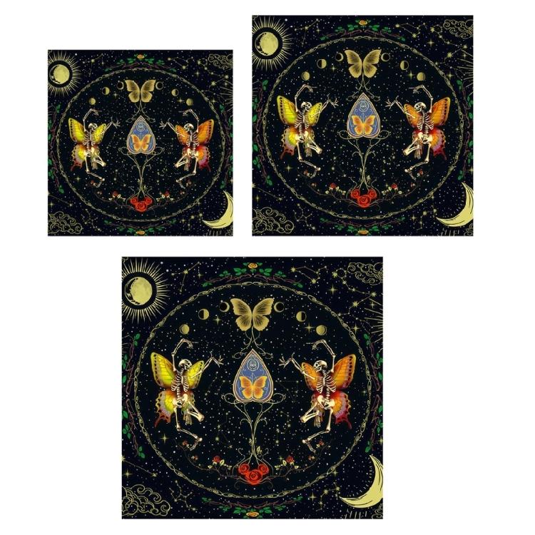 Brettspielmatte Astrologische Orakel Tischdecke Kartenmatte Divinationstischdecke