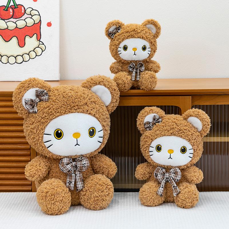 

Cross-border Cute Dazed Cat Couple Bow Tie Plush Toy Series 23cm 0.15kg