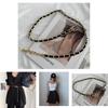 Elegant Women's Fashionable Chain Waist Belt Stylish Metal Accessory For Dresses In Black