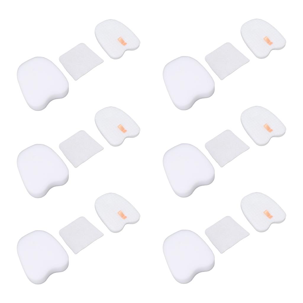 6PCS Vacuum Cleaner Filter Set Post Foam Felt Filter Replacement for Shark XPSTFH380 ZS360 ZS361C