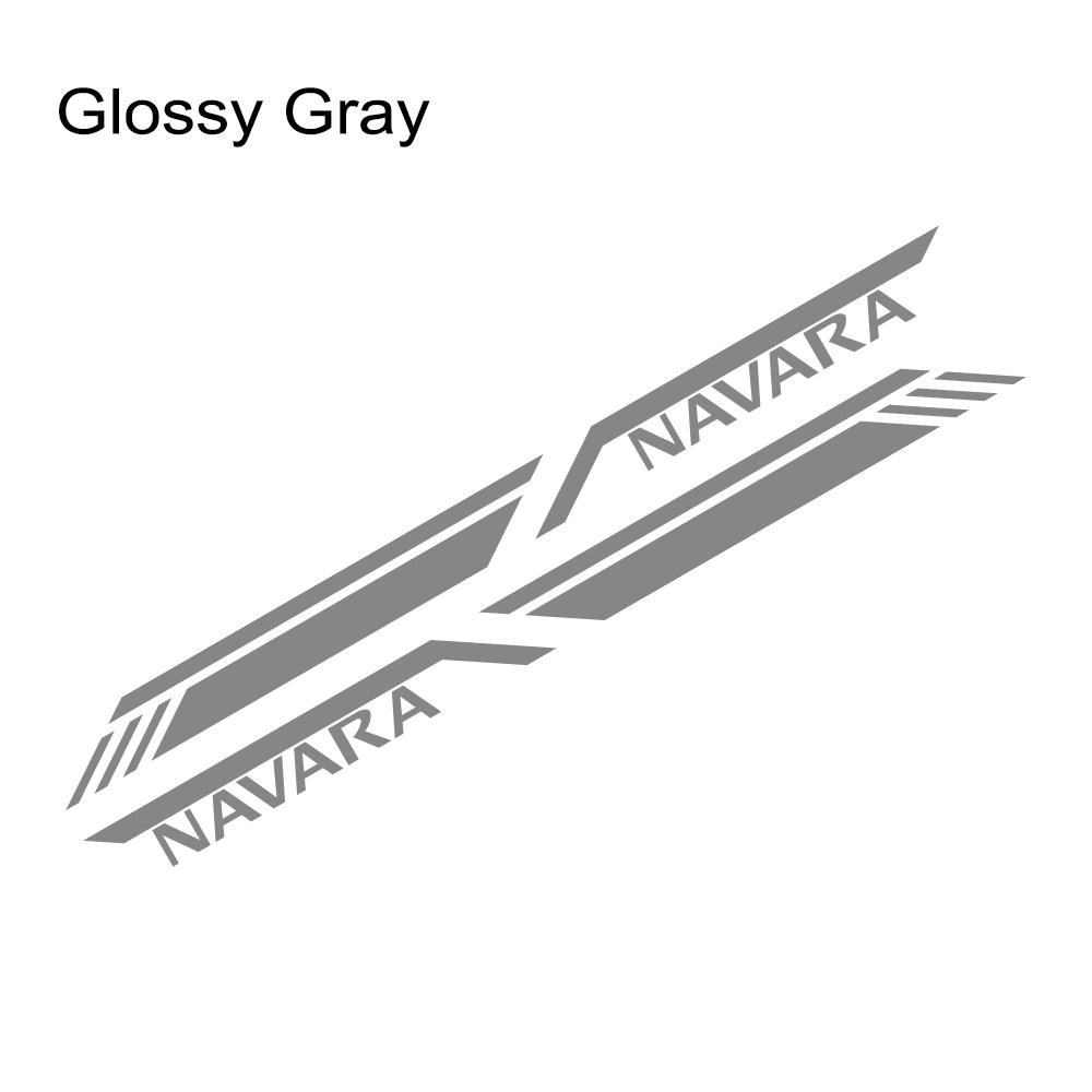 Car Trunk Side Sticker For Nissan Navara D40 D22 D23 NP300 Pickup Truck Stripes Style Decals Vinyl Cover Auto Tuning Accessories