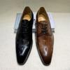 New Single Shoes Business Men'S Shoes Men'S Dress Pointed Derby Shoes Guangzhouhandmadeshoes
