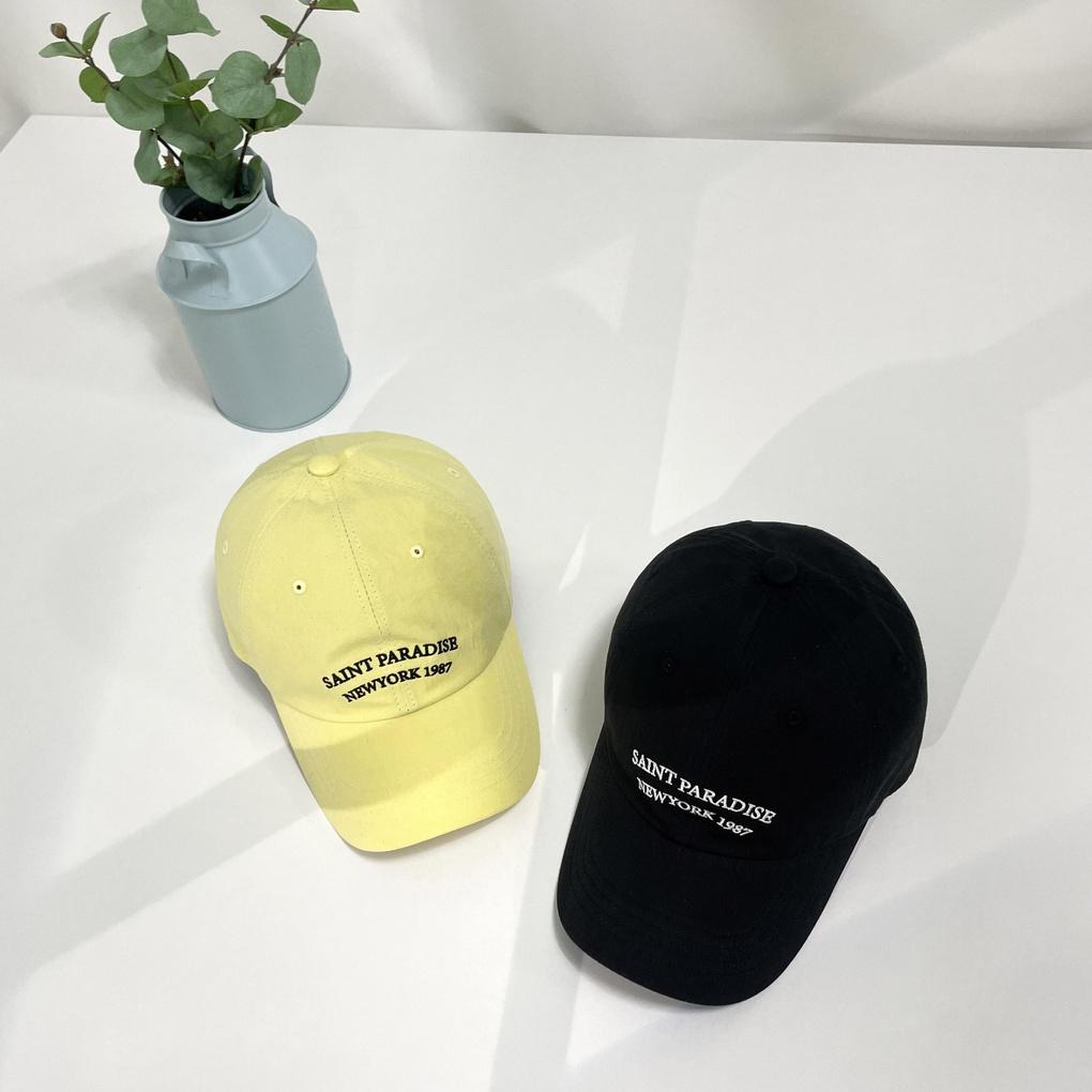 Unisex Basic Daily Cotton New York 1987 Ball Cap