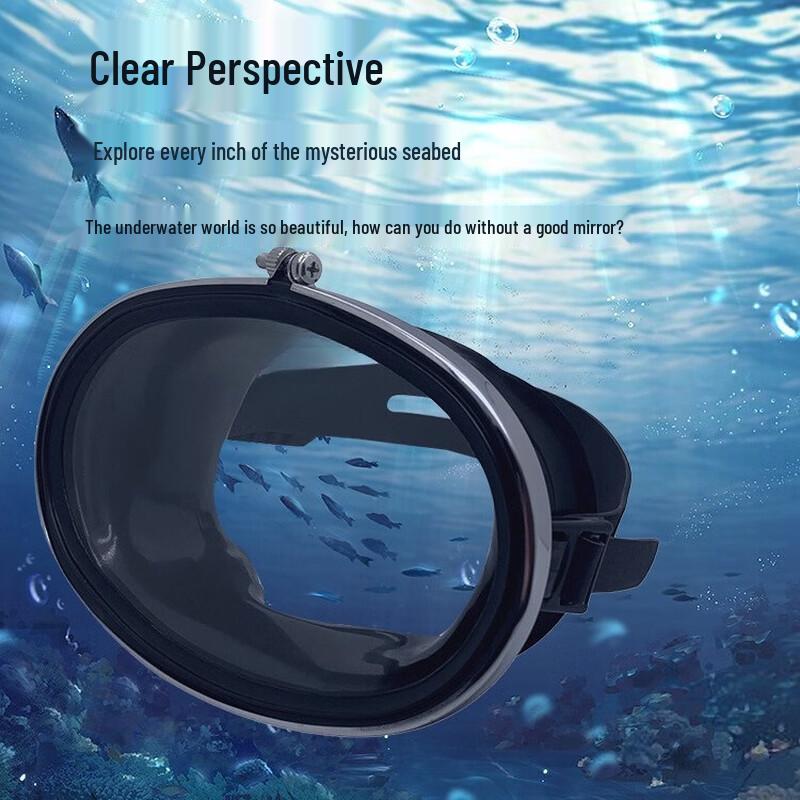 OLOEY Tempered Glass Diving Mask