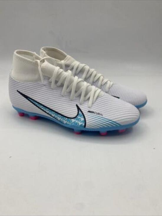 Nike SUPERFLY 9 Club DJ5961 Blue FG/MG (Size 27.5cm) White/Baltic