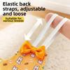 Durable Small Animals Print Parrot Diaper Washable with Bowtie Cockatiel Pigeons Dirt-proof Pet Birds Flight Suit