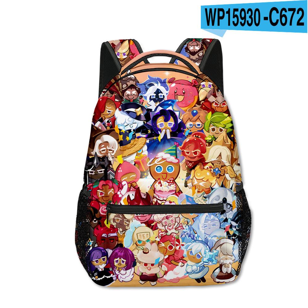Luxury Popular Funny Shadow Milk Plush Student Bookbag Notebook Backpacks 3D Print Oxford Waterproof Boys/Girls Travel Backpacks