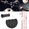 Vitalux Motorcycle Handlebar Diamond Left and Right Retro Universal Replacement Grips, 22.2mm Pattern, Set, Non-Slip, Corrosion-Resistant,