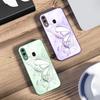 Schmetterling aus Eiskristallen Für Samsung A73 72 71 A70 56 55 54 A53 52 51 50 42 A35 A34 33 32 31 26 25 24 23 22 30 Glashülle