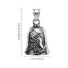 Motorcycle Lucky Bell Praying Hand protector Luck Bell 3D Motorcycle Bell Biker protecto Good Luck Riding Bell Luck Riding Bells