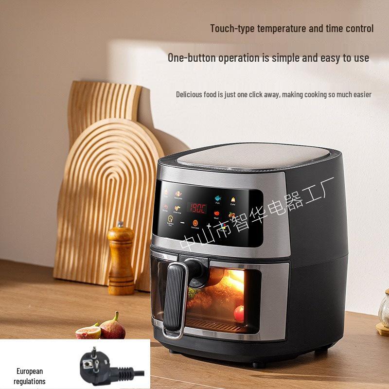 Touch Screen Air Fryer: Large Capacity, Oil-Free, Multi-Function