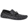 Louis Vuitton Hockenheim Leather Casual Shoes Men's Black 1A4OIF