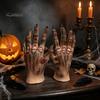 Detailed Zombie Hands 1 Pair Halloween Costume Gloves for Adults Kids, Horror Accessories Gloves, Latex Scary Ghost Hand Cosplay Accessory Masquerade