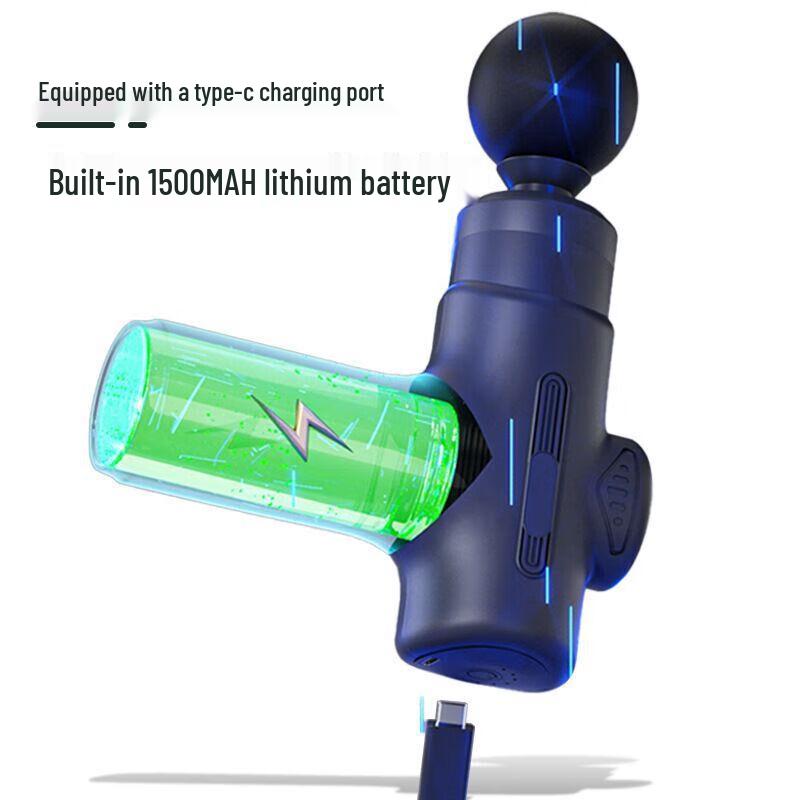 Mini Portable Fascia Massage Gun CN Plug (adapter Included)