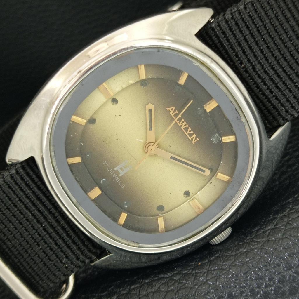 

HAND-WINDING VINTAGE ALLWYN 6300A INDIA MENS ORIGINAL DIAL WATCH a706261-1