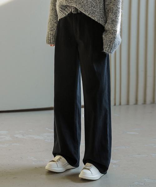 Peulenchisikeu Folding Pintuck Wide Pants (Cotton Ver.)_53Pt848