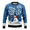 Women's, and Teenagers' Ugly Christmas Sweaters, Christmas Gingerbread Man Patterned Round Neck Sportswear Y2k Clothes