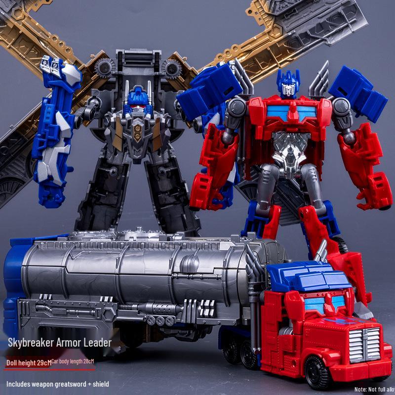 Children's Transforming Robot Alloy Action Figure: King Kong, Optimus Prime, Bumblebee, Autobot Mecha